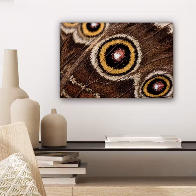 Vlinder - Vleugel - Abstract canvas 2cm klein -sfeer6