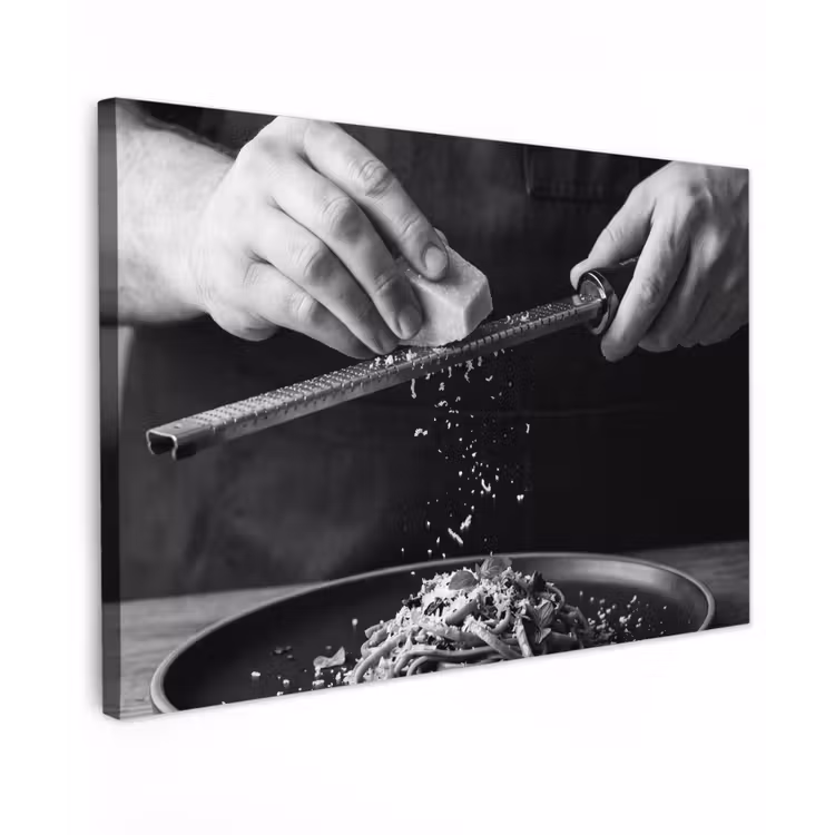 Kaas - Pasta - Rasp canvas 2cm klein -z3d