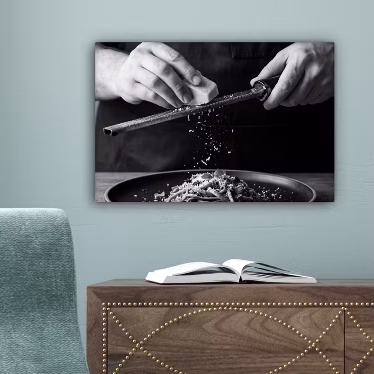 Kaas - Pasta - Rasp canvas 2cm klein -sfeer4