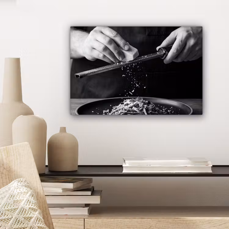 Kaas - Pasta - Rasp canvas 2cm klein -sfeer6