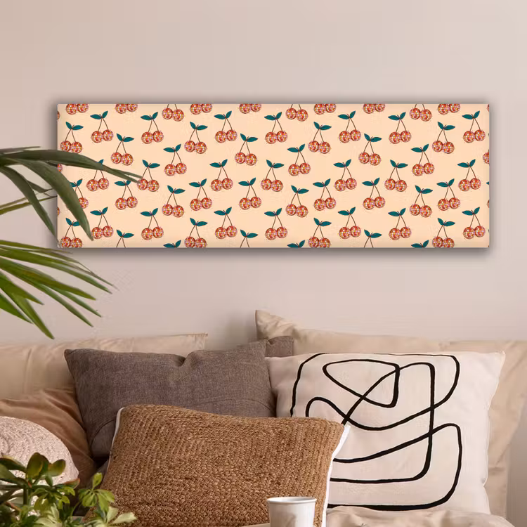 Kers - Disco - Patroon canvas 2cm klein 828 -sfeer1