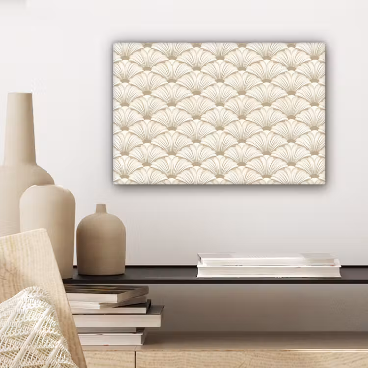 Klassiek - Art - Beige canvas 2cm klein 34 -sfeer6