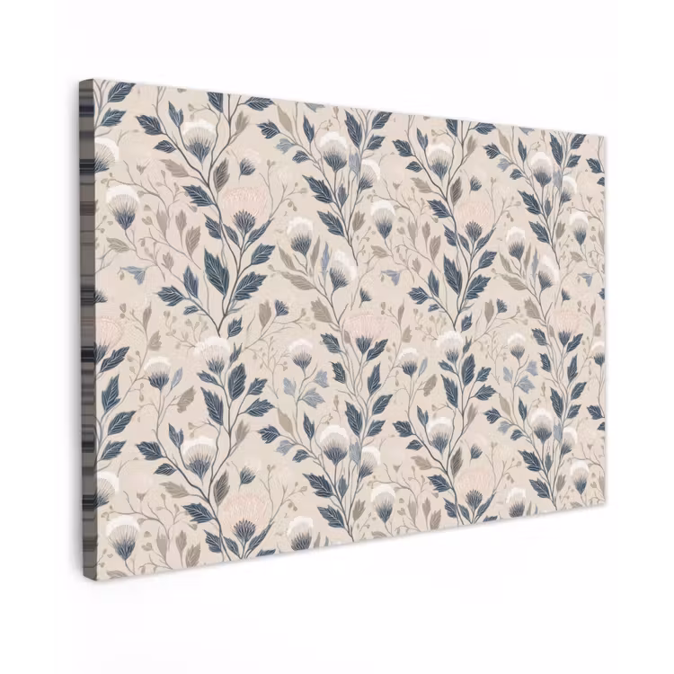 Klassiek - Botanisch - Kleurrijk canvas 2cm klein 34 -z3d