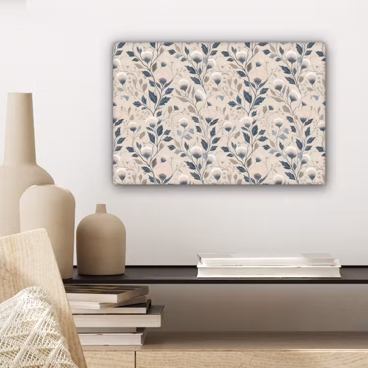 Klassiek - Botanisch - Kleurrijk canvas 2cm klein 34 -sfeer6