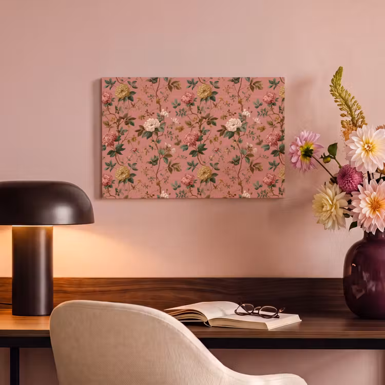 Klassiek - Botanisch - Roze canvas 2cm klein 34 -sfeer4