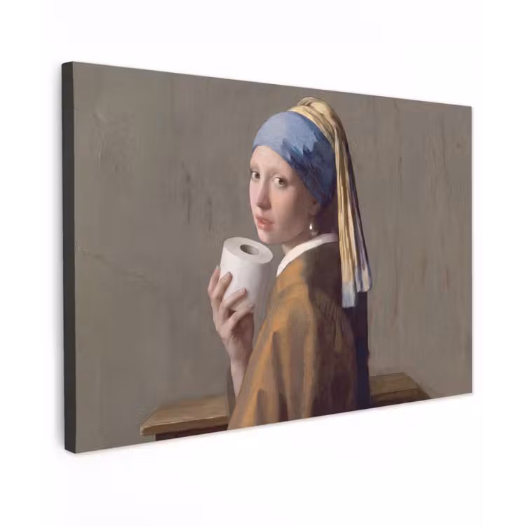 Klassiek - Humor - Kleurrijk canvas 2cm klein -z3d