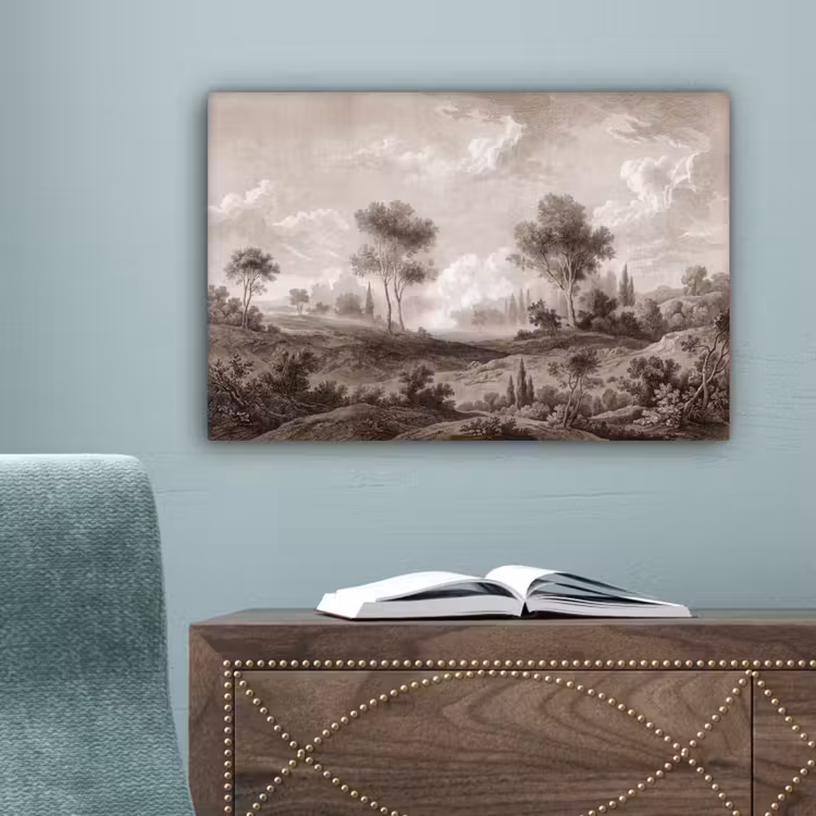 Klassiek - Landschap - Neutraal canvas 2cm klein -sfeer4