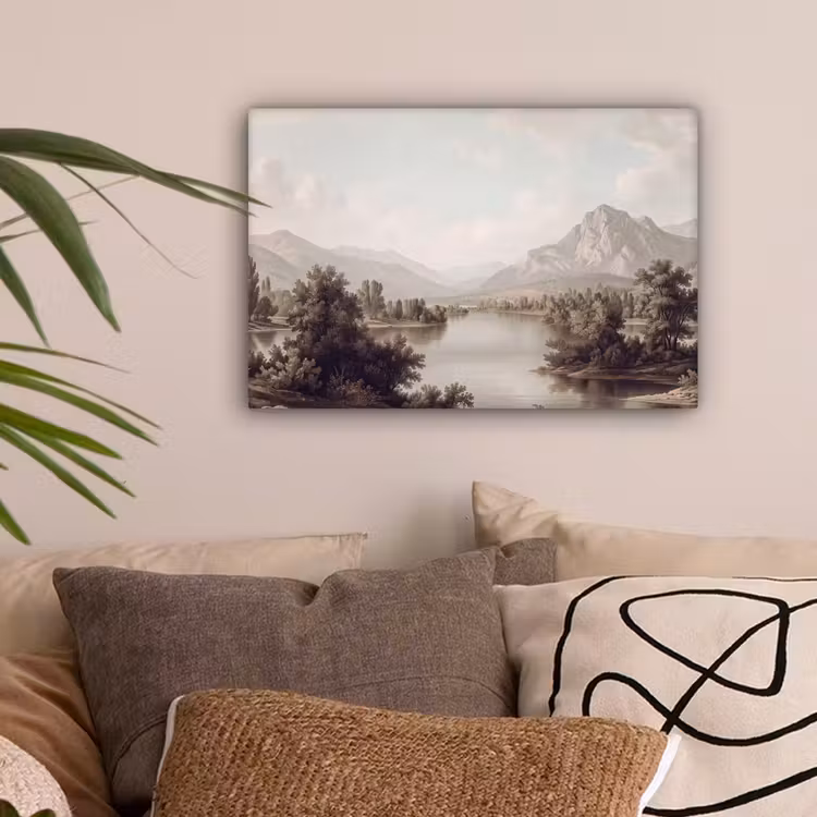 Klassiek - Landschap - Sereen canvas 2cm klein -sfeer1