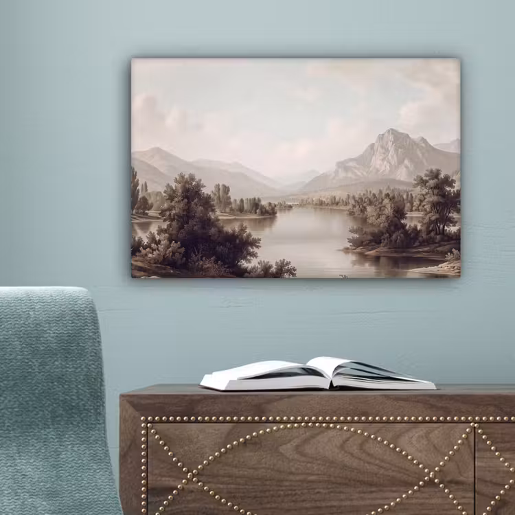 Klassiek - Landschap - Sereen canvas 2cm klein -sfeer4