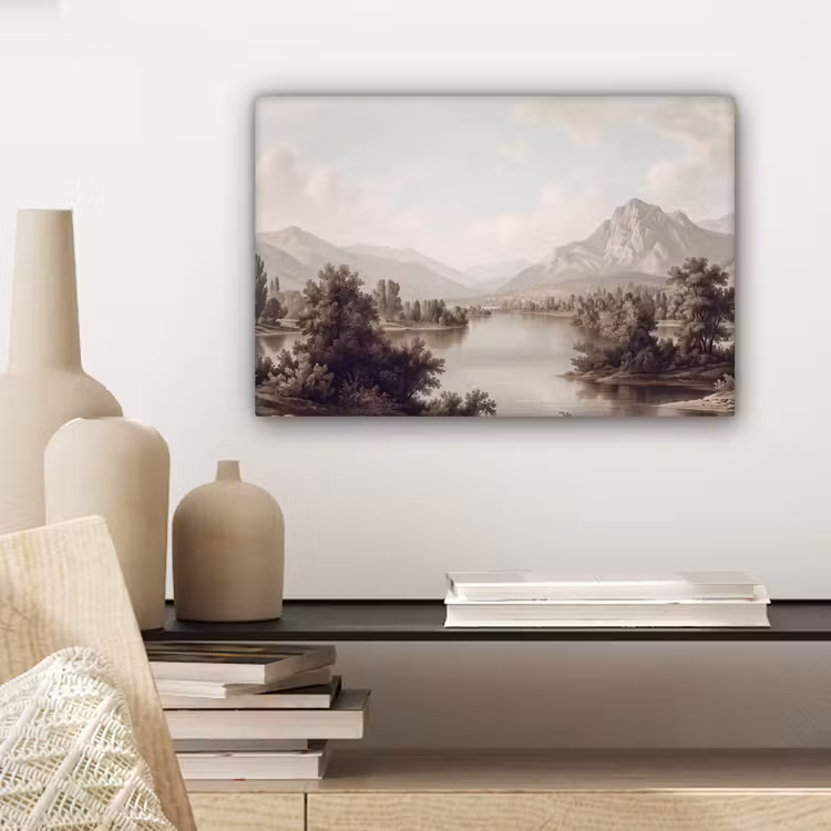 Klassiek - Landschap - Sereen canvas 2cm klein -sfeer6