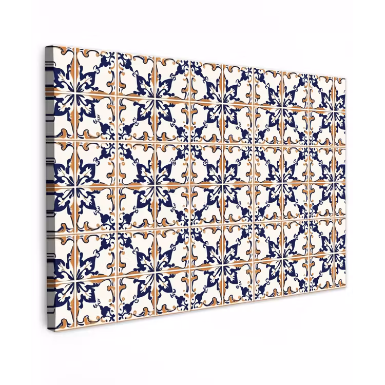 Klassiek - Patroon - Kleurrijk canvas 2cm klein 34 -z3d