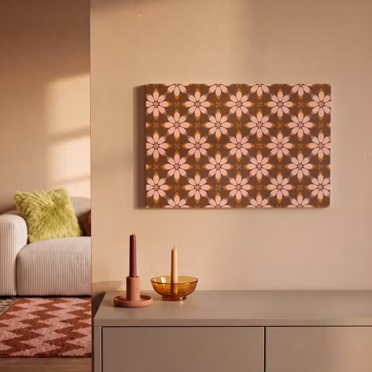 Klassiek - Retro - Bruin canvas 2cm klein 34 -sfeer1
