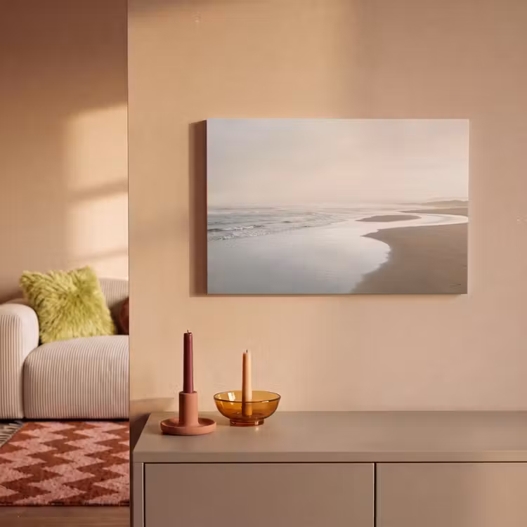 Kustlijn - Strand - Oceaan canvas 2cm klein -sfeer1
