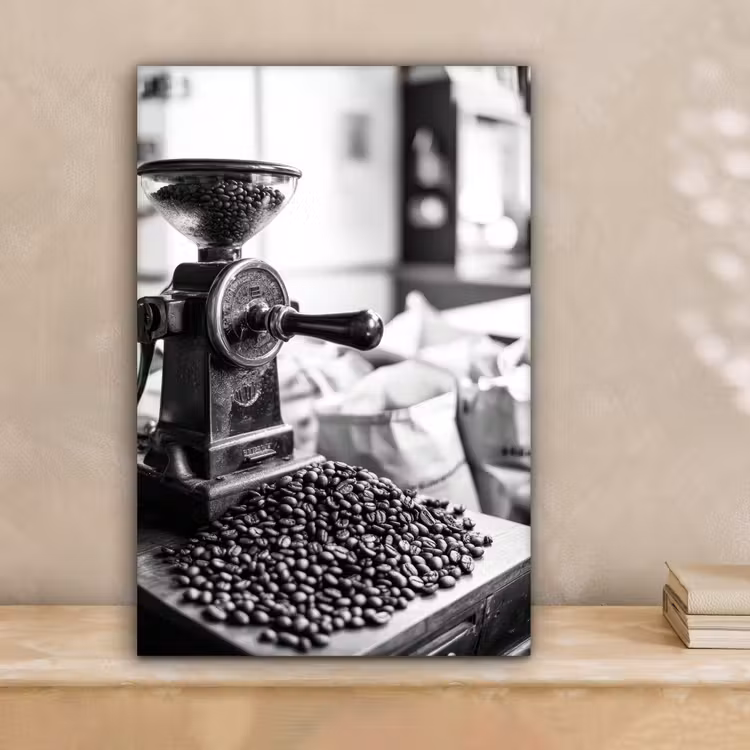 Koffiemolen - Gemalen - Vintage canvas 2cm klein -sfeer1