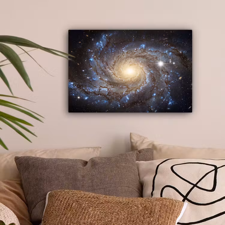 Kosmos - Sterrenstelsel - Donker canvas 2cm klein -sfeer1