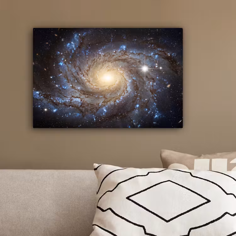 Kosmos - Sterrenstelsel - Donker canvas 2cm klein -sfeer3