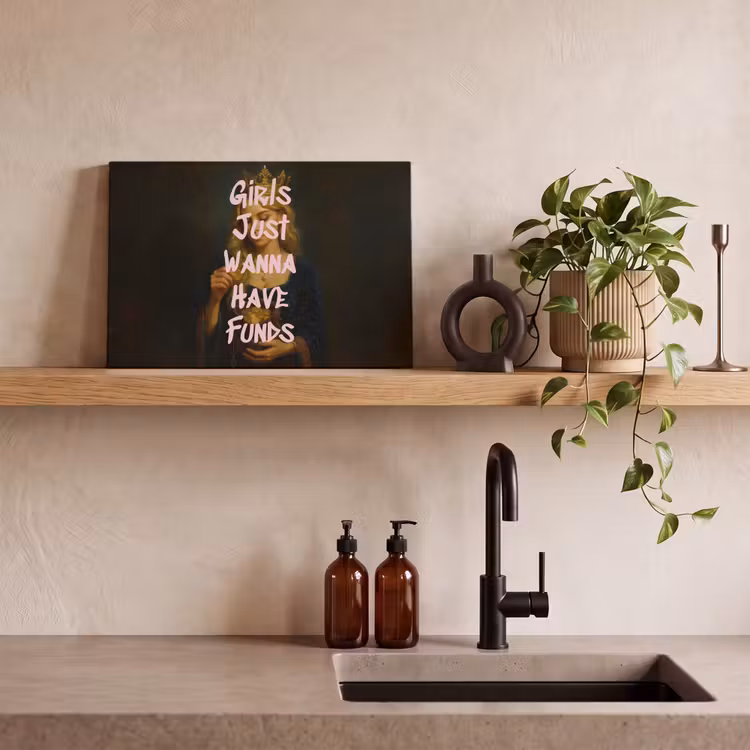 Kroon - Vrouw - Jurk - Opvallend canvas 2cm klein -sfeer3
