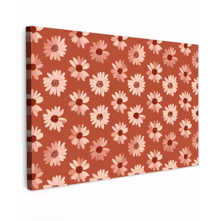 Madelief - Retro - Terracotta canvas 2cm klein 34 -z3d