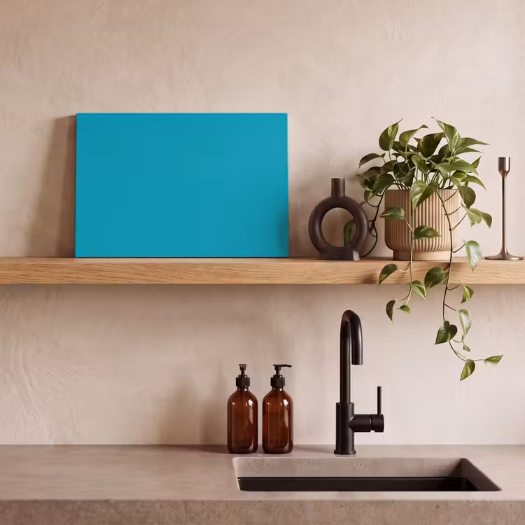Deep - Turquoise - Turkoois canvas 2cm klein 34 -sfeer3