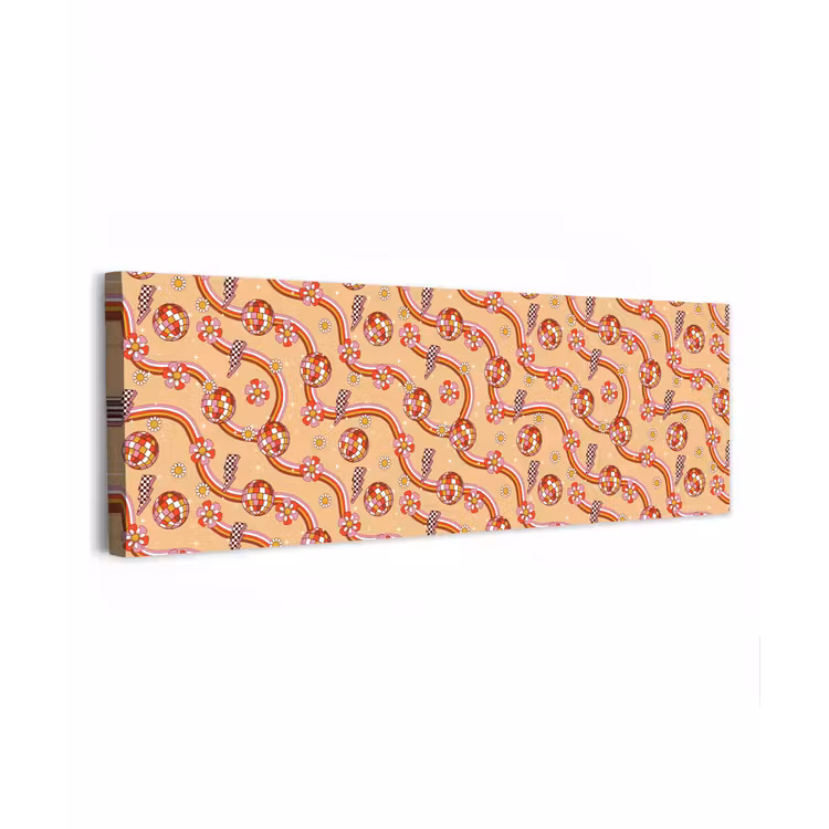 Disco - Patroon - Lijnen canvas 2cm klein 828 -z3d