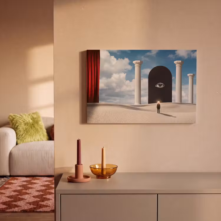 Canvas Print - Dream - Desert - Eye - Droom - Woestijn - Oog canvas 2cm klein