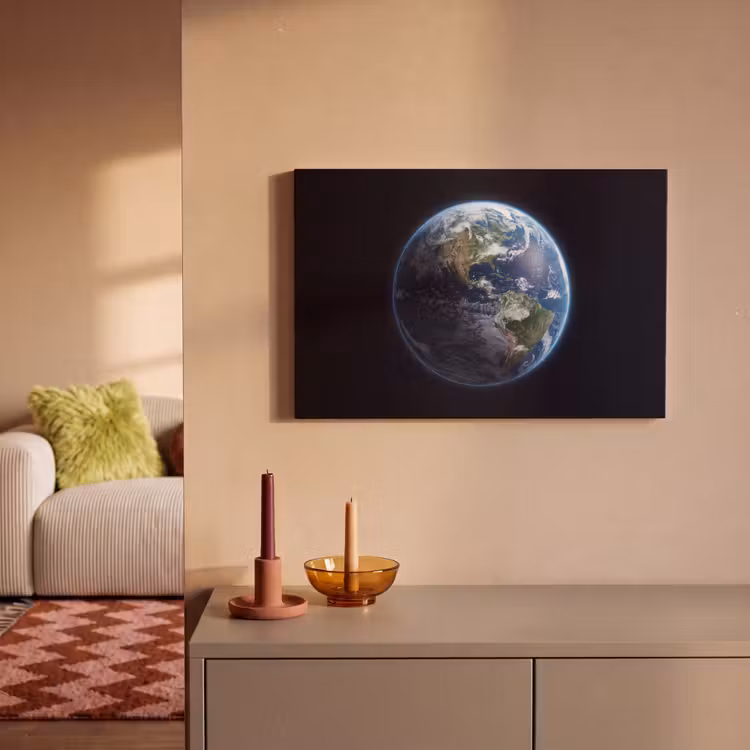 Canvas Print - Earth - Space - Cosmos - Aarde - Ruimte - Kosmos canvas 2cm klein