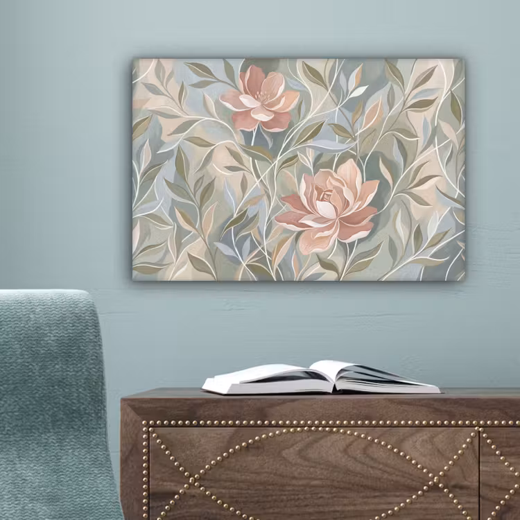 Elegant - Romantiek - Roze canvas 2cm klein -sfeer4