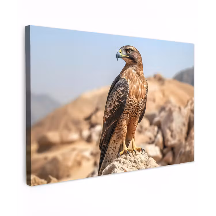 Valk - Vogel - Rots - Macht canvas 2cm klein -z3d