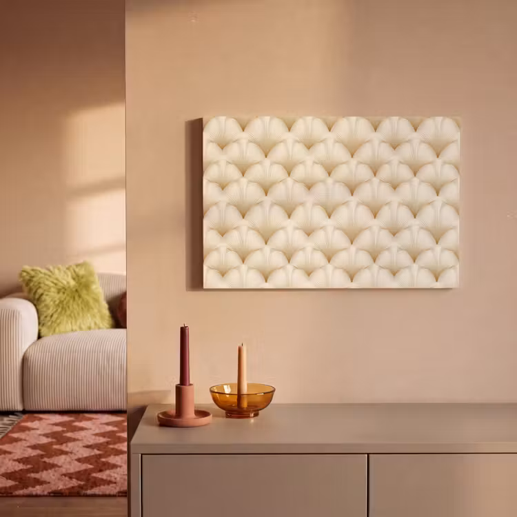 Waaier - Motief - Goud canvas 2cm klein 34 -sfeer1