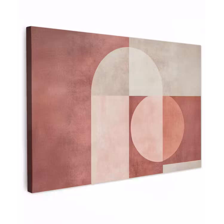 Figuren - Abstract - Roze canvas 2cm klein -z3d