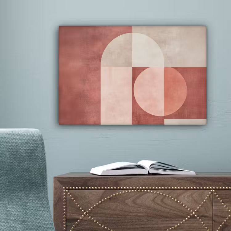 Figuren - Abstract - Roze canvas 2cm klein -sfeer4