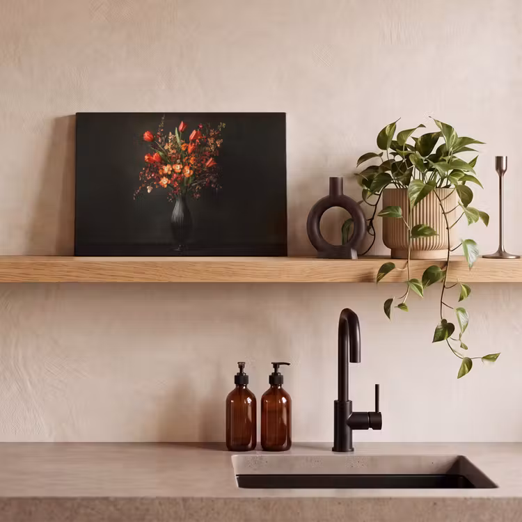 Bloemen - Takken - Boeket canvas 2cm klein -sfeer3