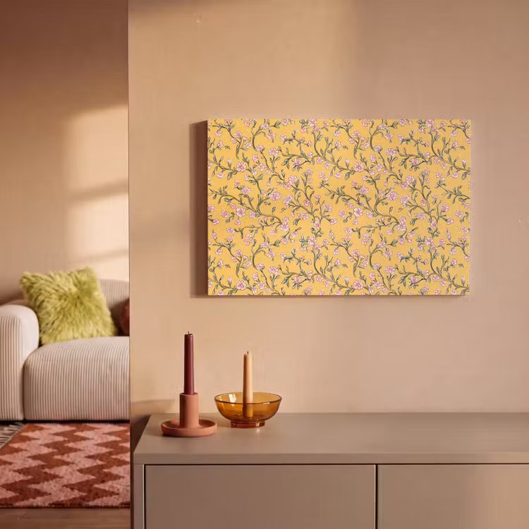 Bloemen - Motief - Geel canvas 2cm klein 34 -sfeer1