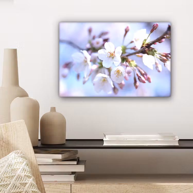 Bloemen - Sakura - Tak - Bloesem takken canvas 2cm klein -sfeer6