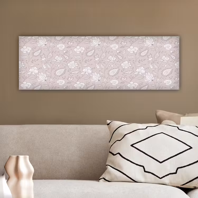 Bloemen - Getekend - Lavendel canvas 2cm klein 828 -sfeer3