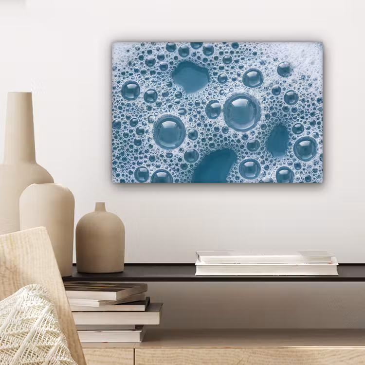 Schuim - Water - Textuur canvas 2cm klein -sfeer6