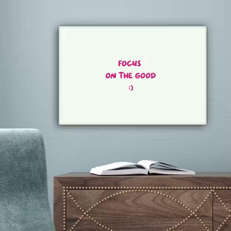 Focus - Beige - Roze - Smiley canvas 2cm klein -sfeer4