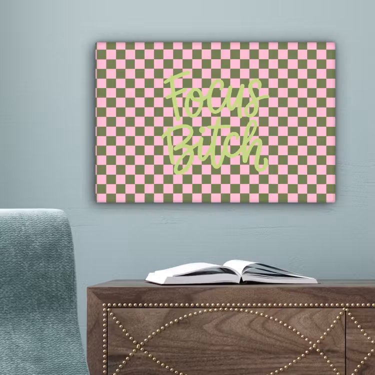 Focus - Vakken - Roze canvas 2cm klein -sfeer4