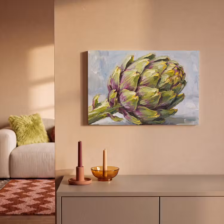 Canvas Print - Food - Artichoke - Modern - Eten - Artisjok - Modern canvas 2cm klein