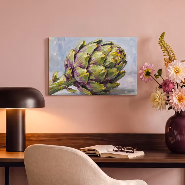 Canvas Print - Food - Artichoke - Modern - Eten - Artisjok - Modern canvas 2cm klein