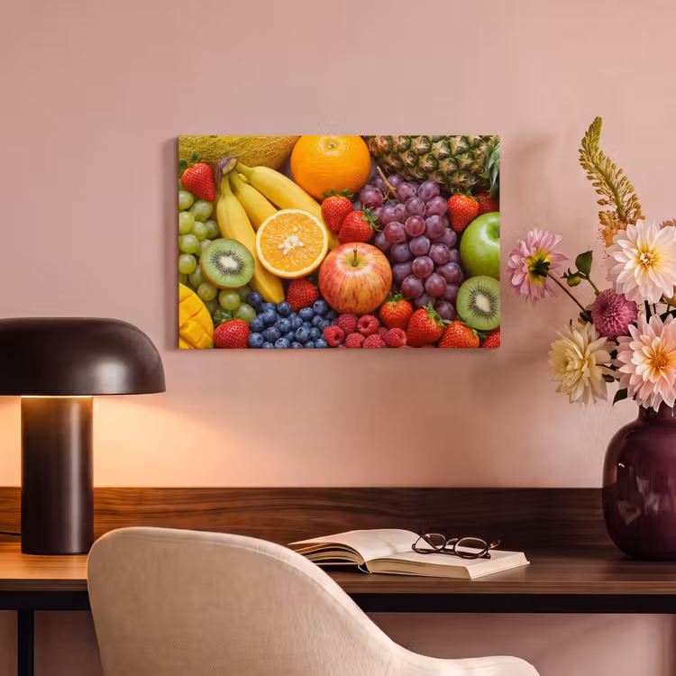 Eten - Fruit - Vers - Kleurrijk - Voeding canvas 2cm klein -sfeer4