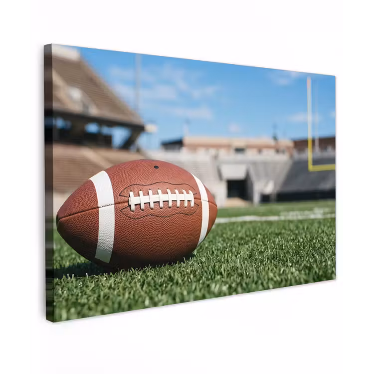 Football - Veld - Stadion - Sport canvas 2cm klein -z3d