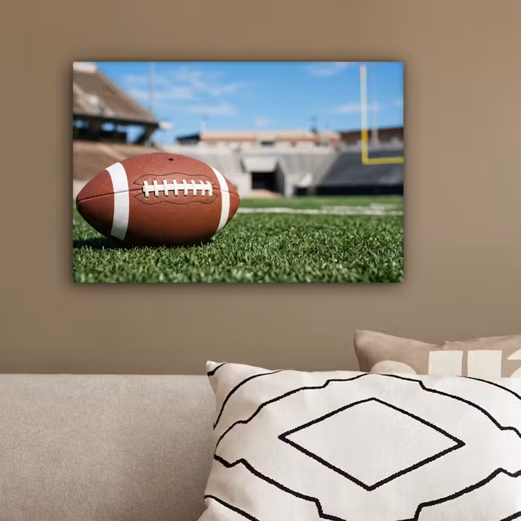 Football - Veld - Stadion - Sport canvas 2cm klein -sfeer3