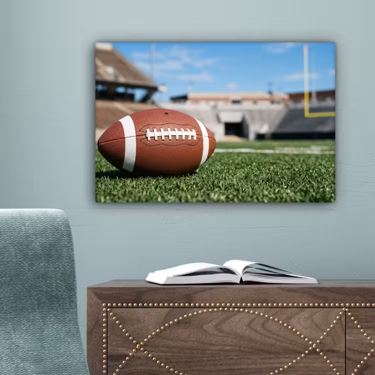 Football - Veld - Stadion - Sport canvas 2cm klein -sfeer4