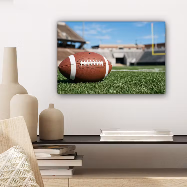 Football - Veld - Stadion - Sport canvas 2cm klein -sfeer6