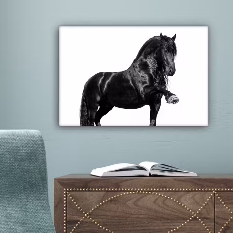 Fries - Hengst - Modern canvas 2cm klein -sfeer4