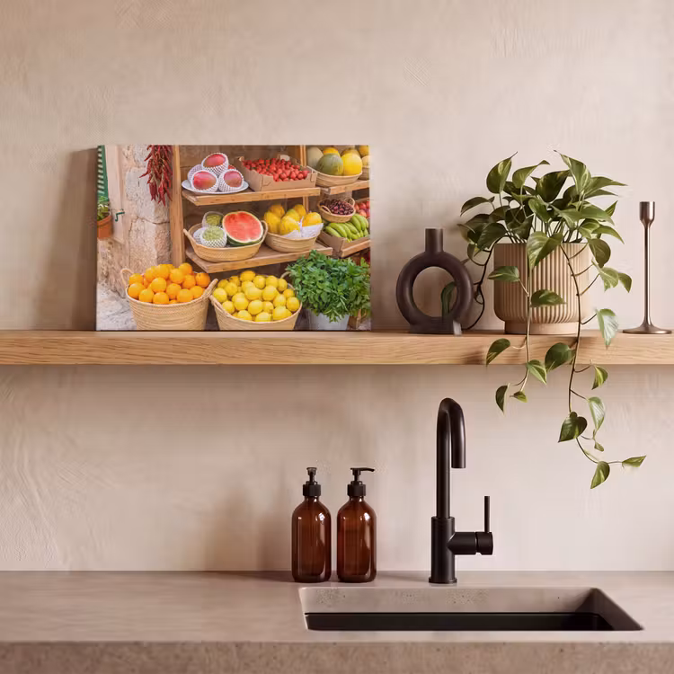 Canvas Print - Fruit - Market - Fresh - Fruit - Markt - Vers canvas 2cm klein