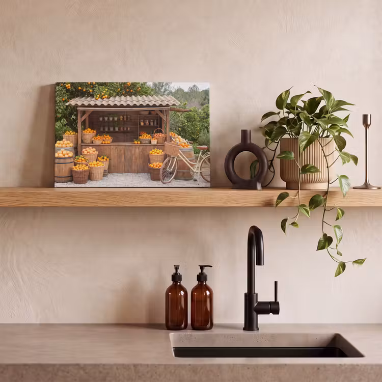 Canvas Print - Fruit - Market - Rural - Fruit - Markt - Landelijk canvas 2cm klein