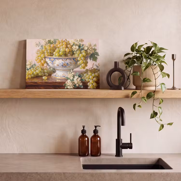 Canvas Print - Fruit - Still Life - Classical - Fruit - Stilleven - Klassiek canvas 2cm klein
