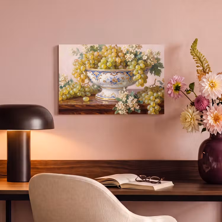 Canvas Print - Fruit - Still Life - Classical - Fruit - Stilleven - Klassiek canvas 2cm klein